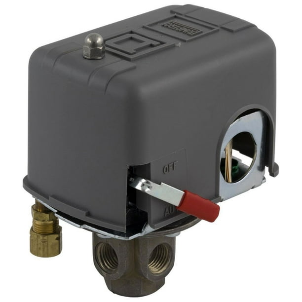 100-200 PSI Air Compressor Pressure Switch w/ 2 Way Release Valve Low HP Off at 175 PSI 1/4 Threaded 